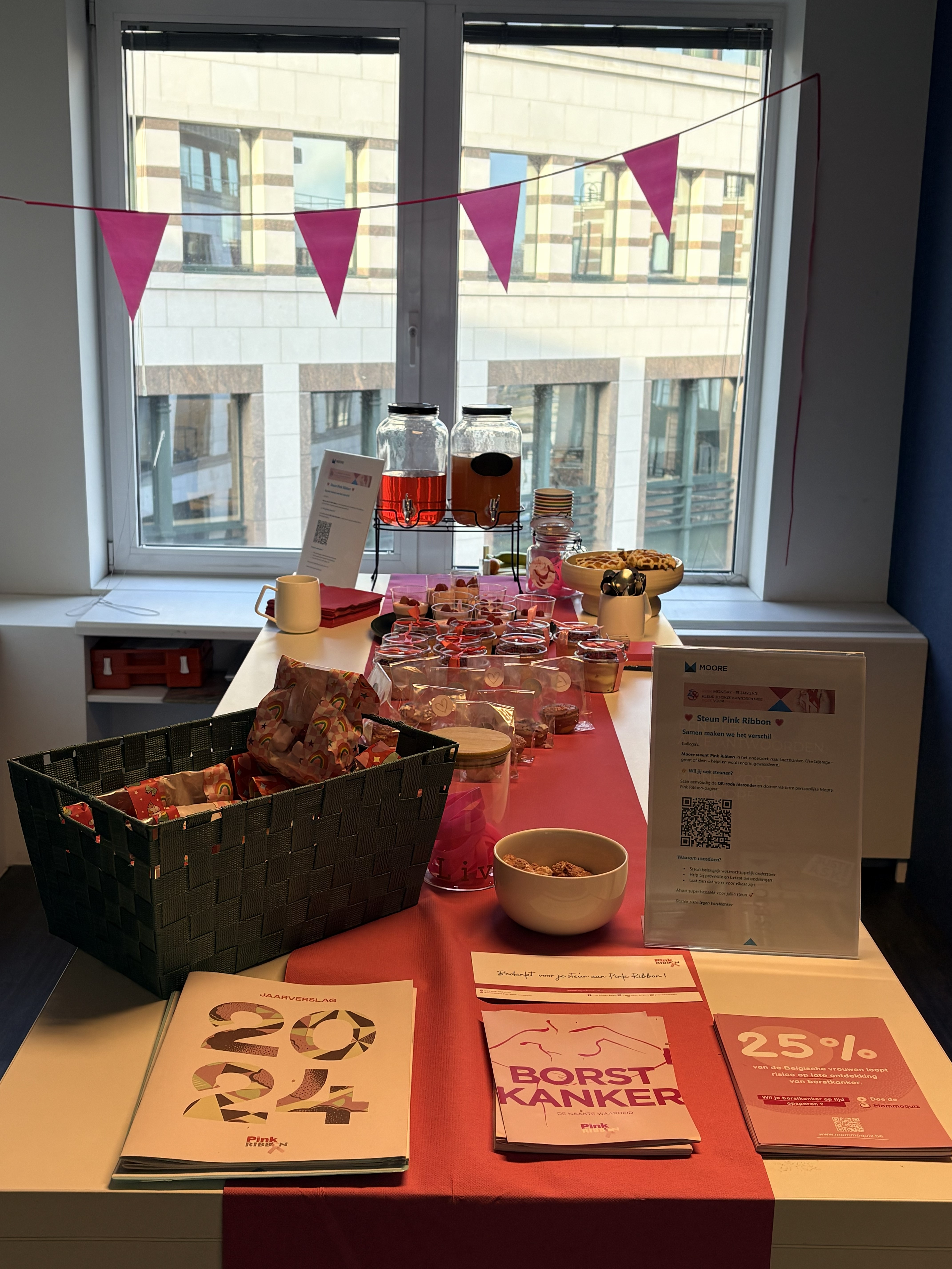 ‘Think Pink’ campaign at the office.