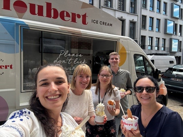 Free ice creams at our Moore offices to help the team cool down during the hot summer months