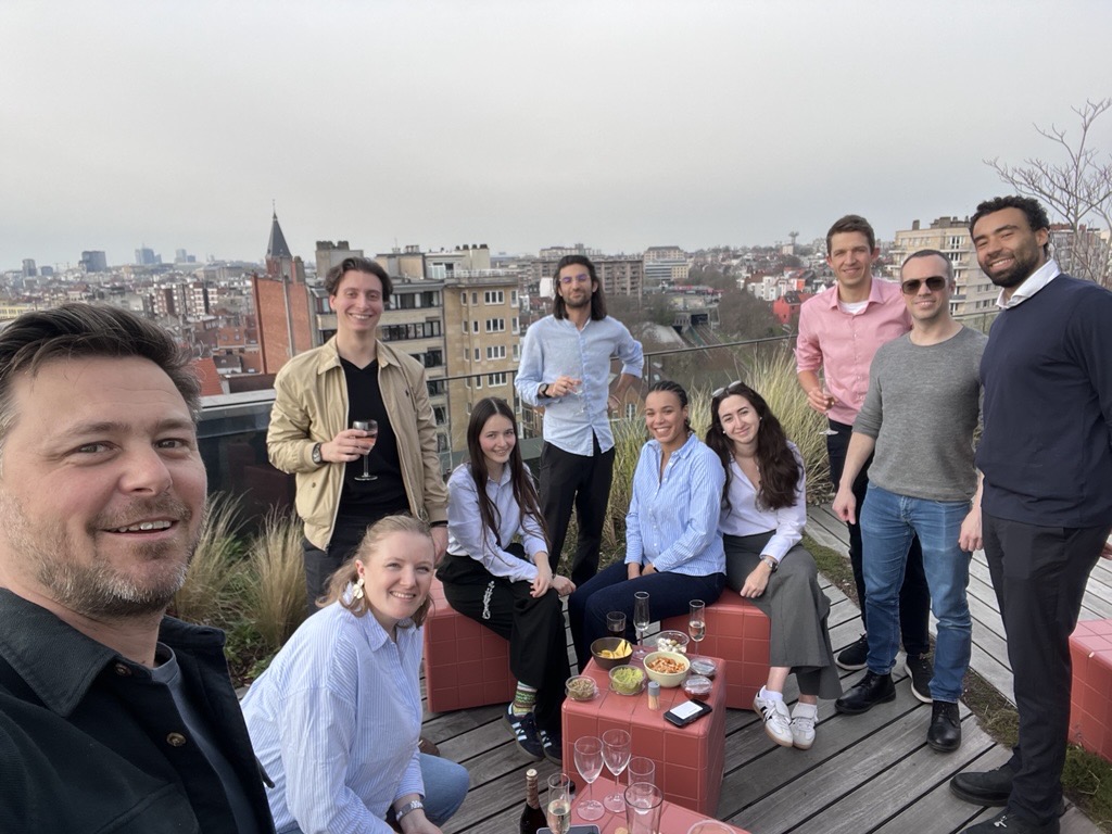 Afterwork at SII Belgium rooftop