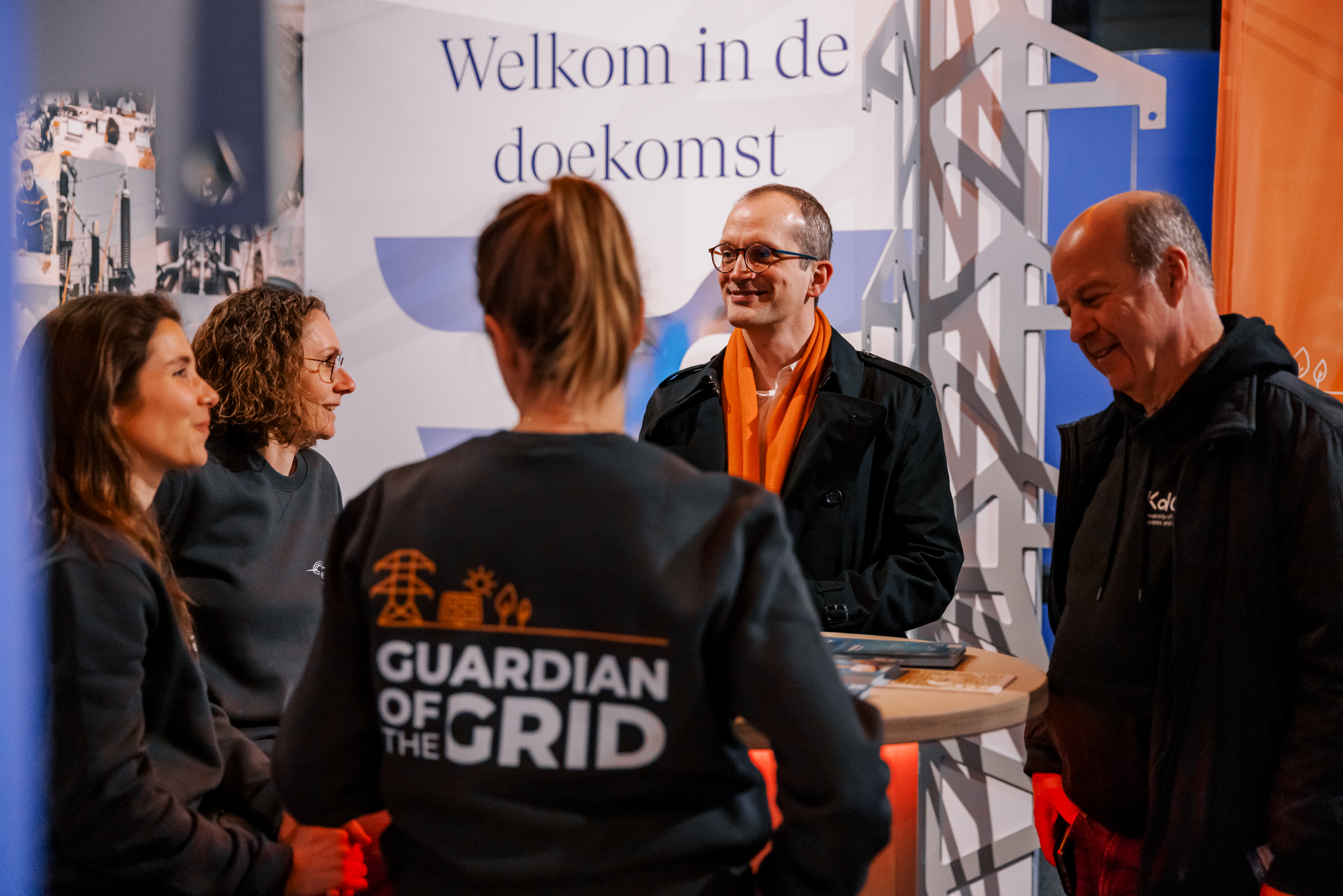 CEO Frederic Dunon at the Elia booth on the Flanders Technology & Innovation event