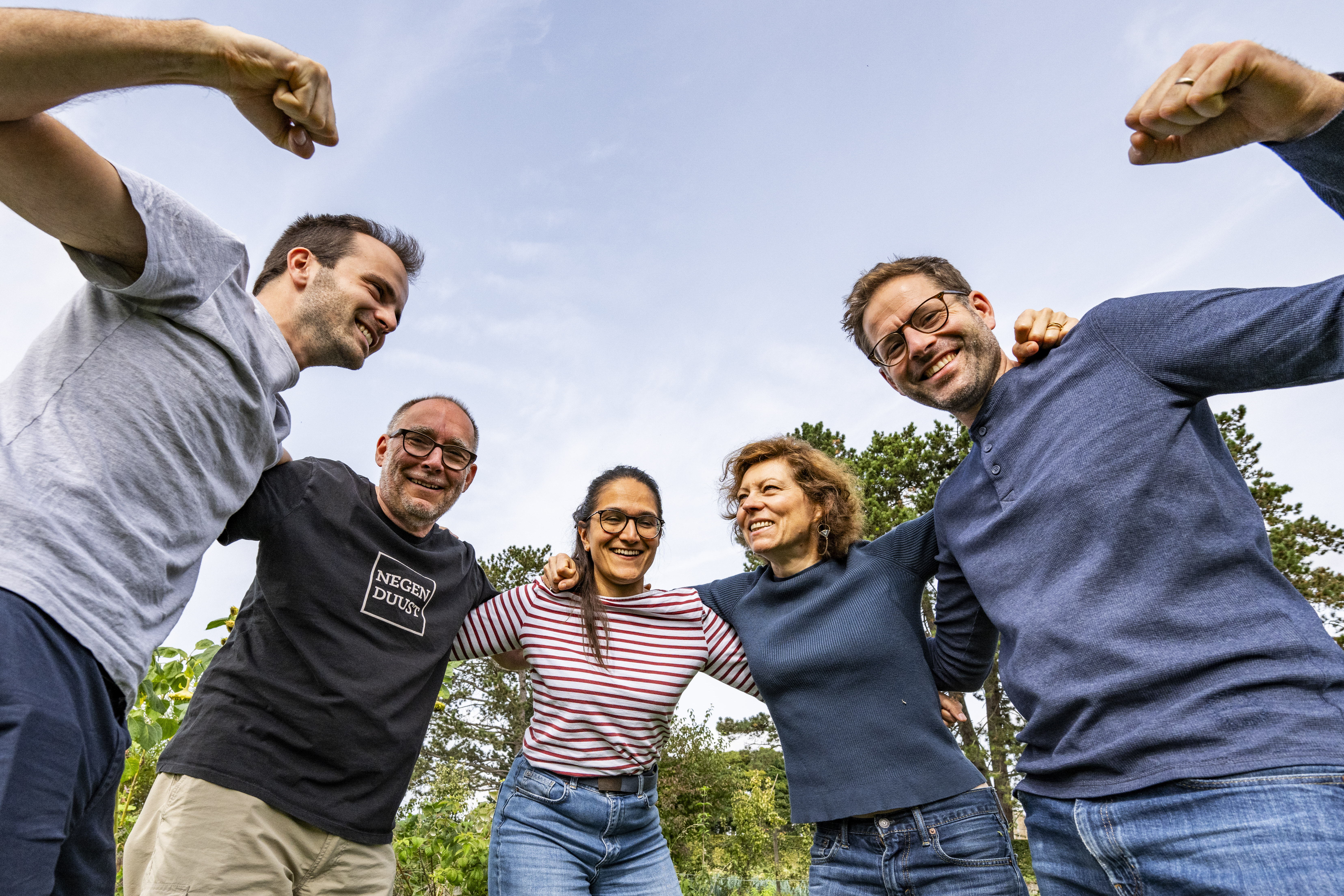 A teambuilding with the sustainability team