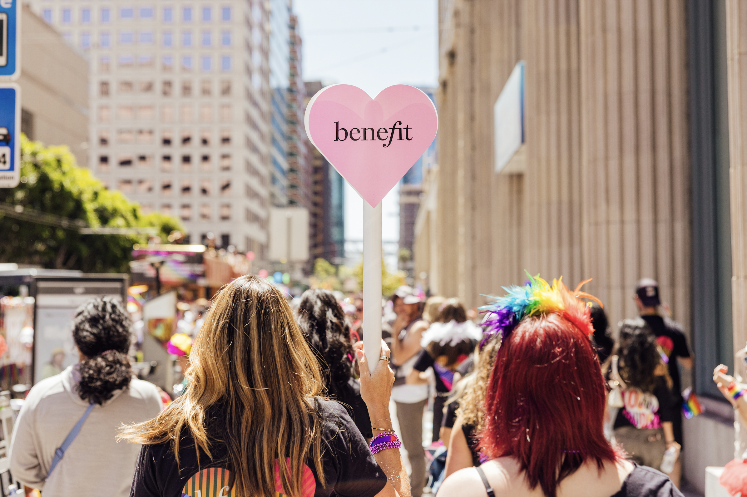 Members of our global Benefit team at the San Francisco Pride Parade