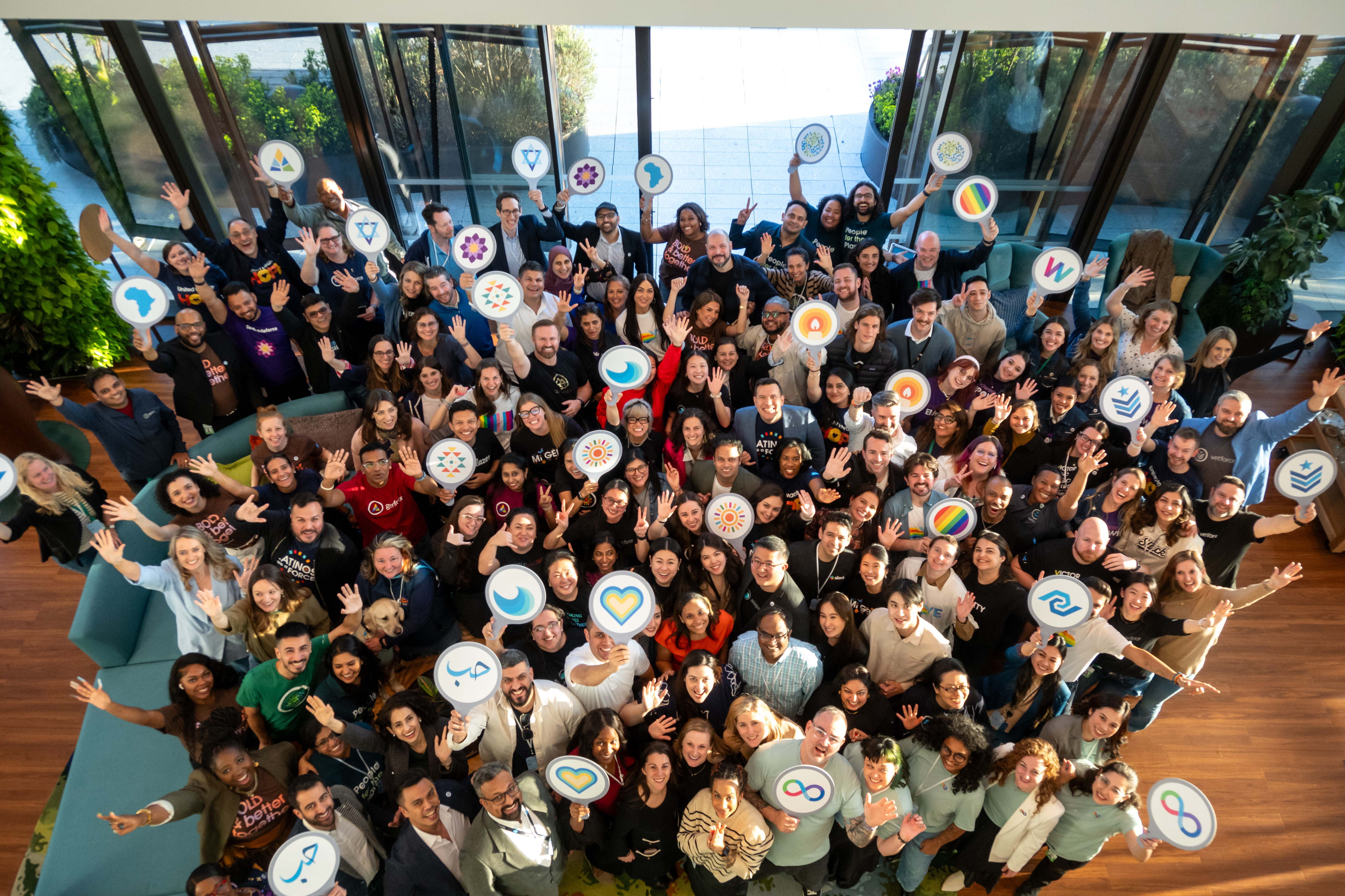 Our global Employee Resource Groups meeting for the annual summit.