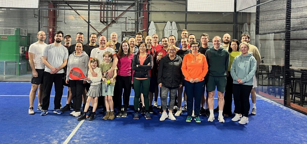 Padel tournament with colleagues