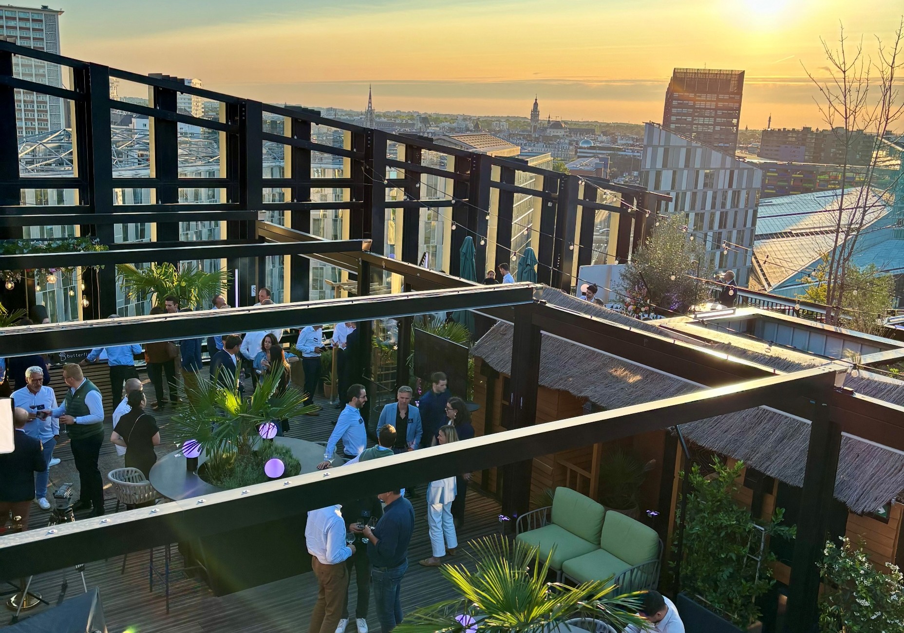 Terrasse de ShAKe Lille (siège social, France)