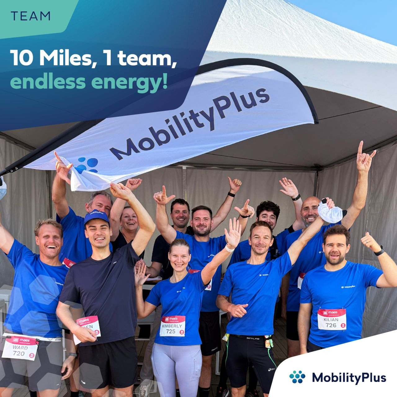 10 miles, 1 team