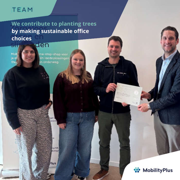 We contribute to planting trees by making sustainable office choices