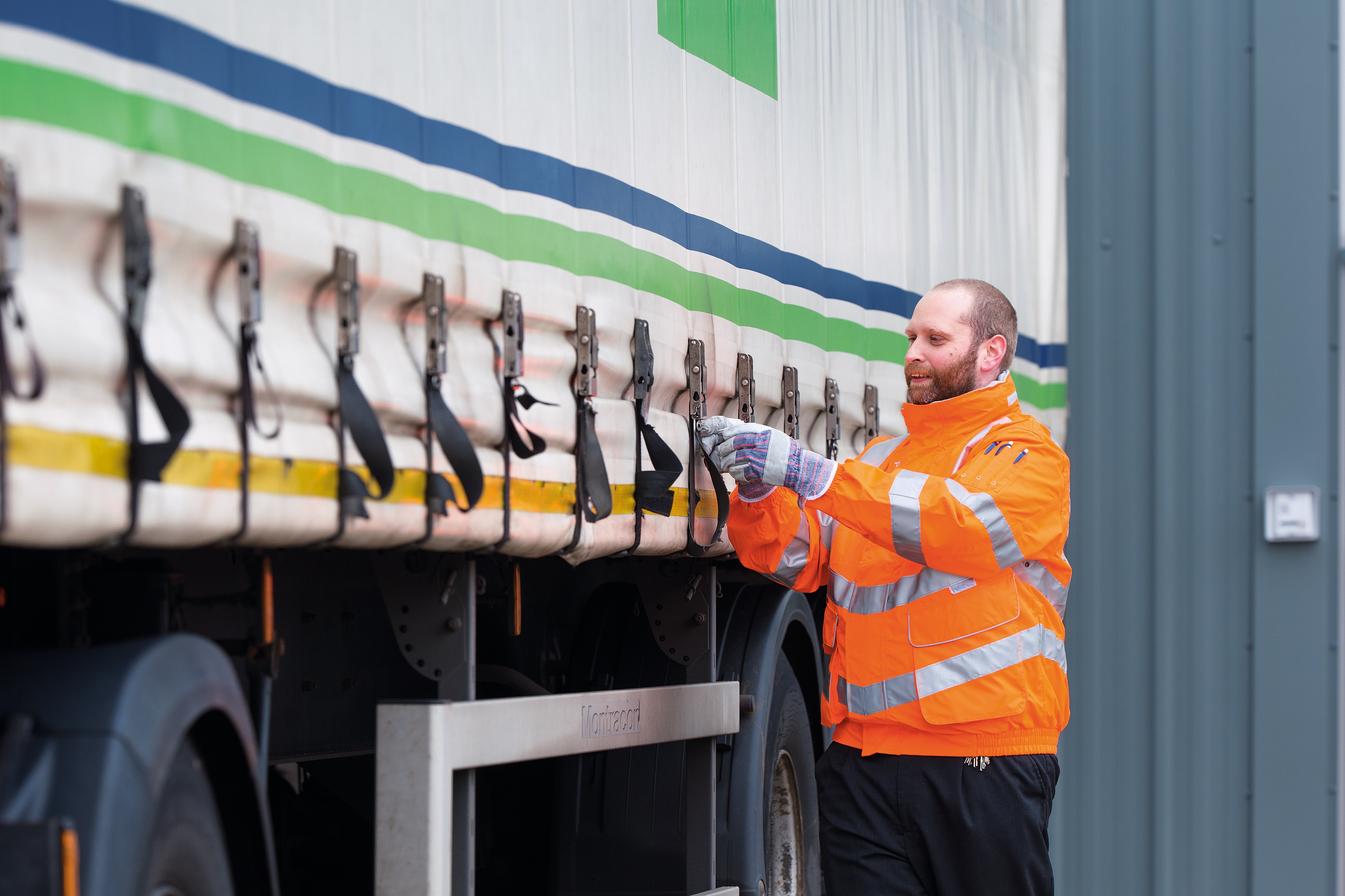 Preparing a delivery truck at the Bunzl Catering & Hospitality Birch Coppice warehouse, Bunzl UK & Ireland