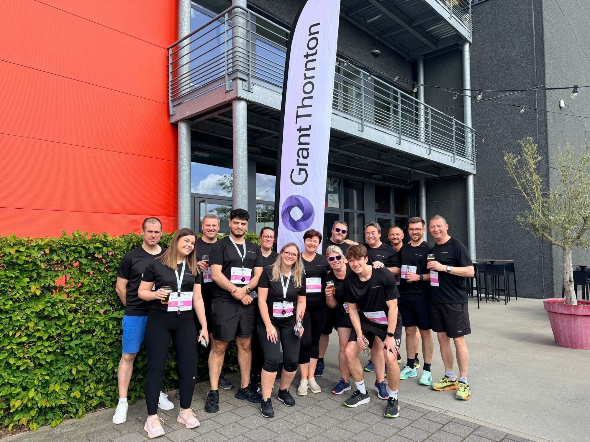 Our colleagues from the Tournai office are exercising to raise money for charity.