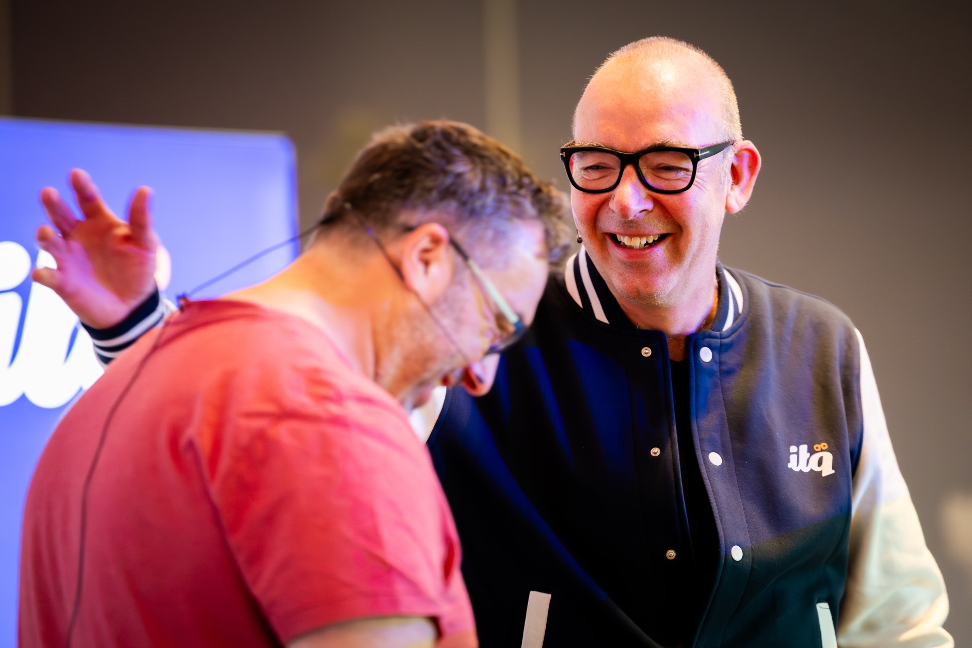 The owner and CEO of ITQ during our own ITQon (internal conference). 