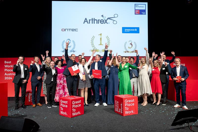 From Austria with pride - Our team celebrates being the #1 GPTW company!
