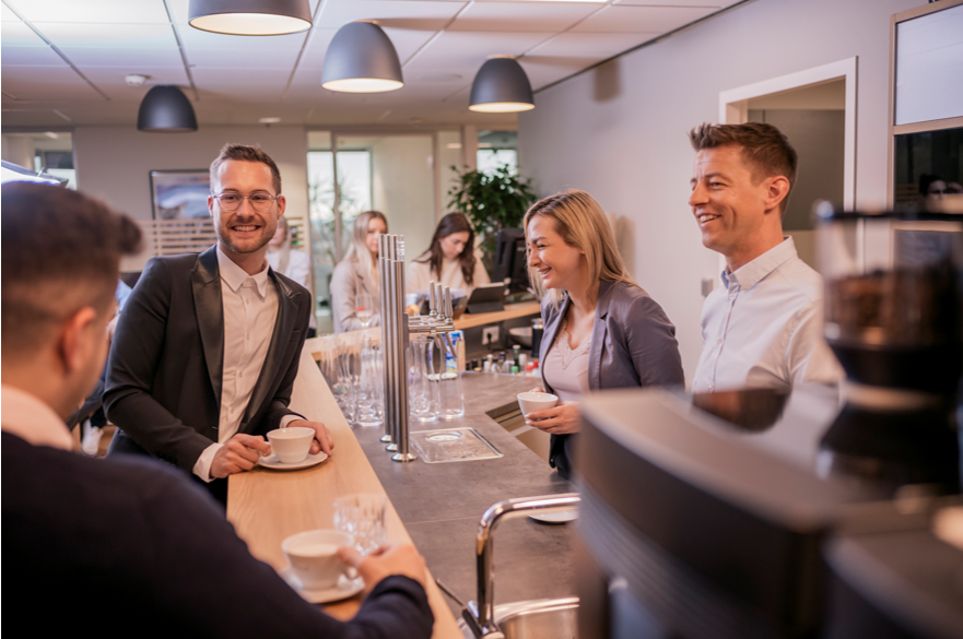 Leadership with a smile, teamwork and connection in action