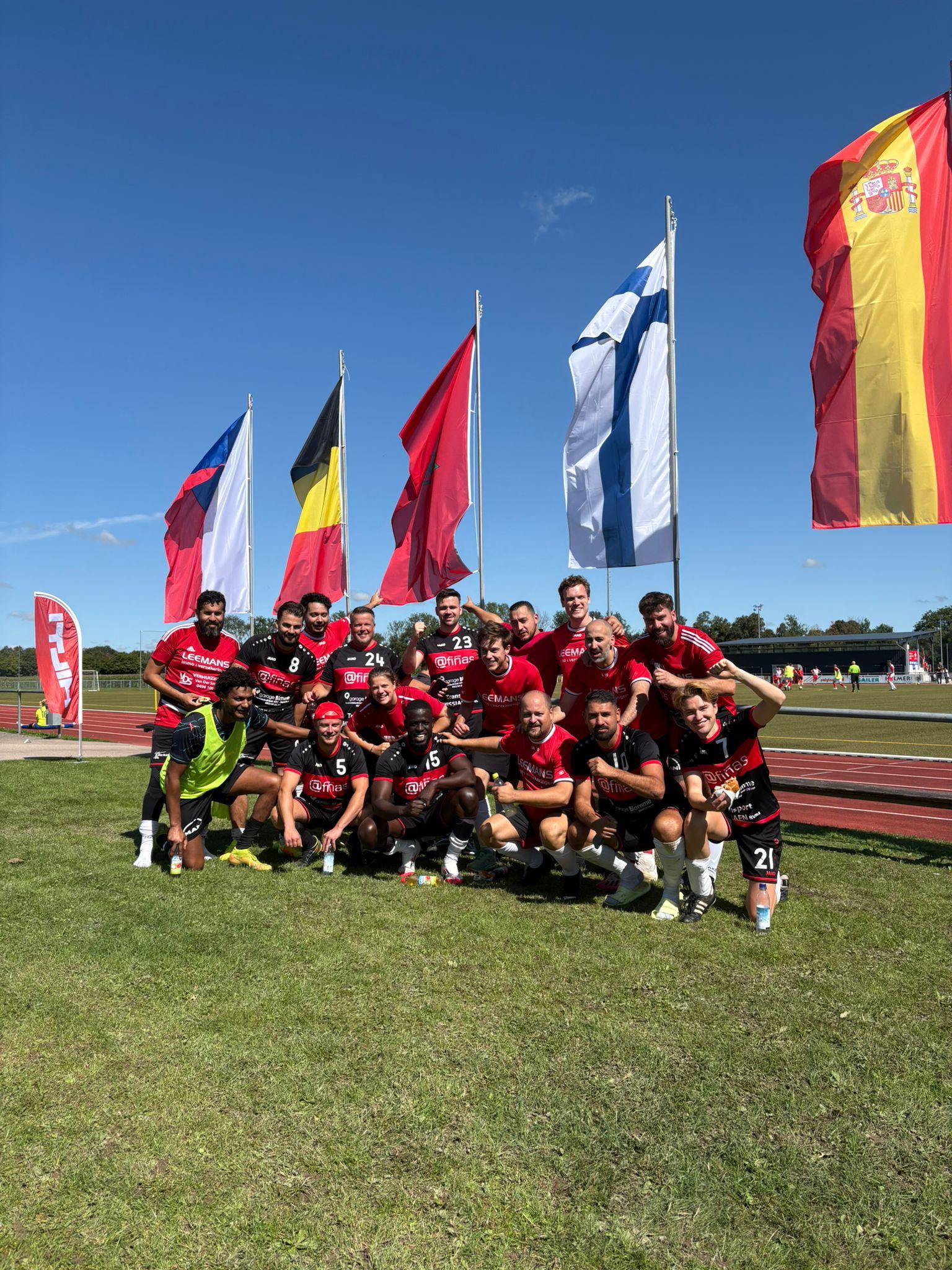A group of dedicated colleagues representing our BeLux entity during our yearly Hilti football tournament in Germany