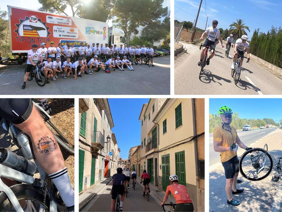 Pedaling for purpose – TIP on Tour supporting Sophia Children’s Hospital 🚴♂️💙