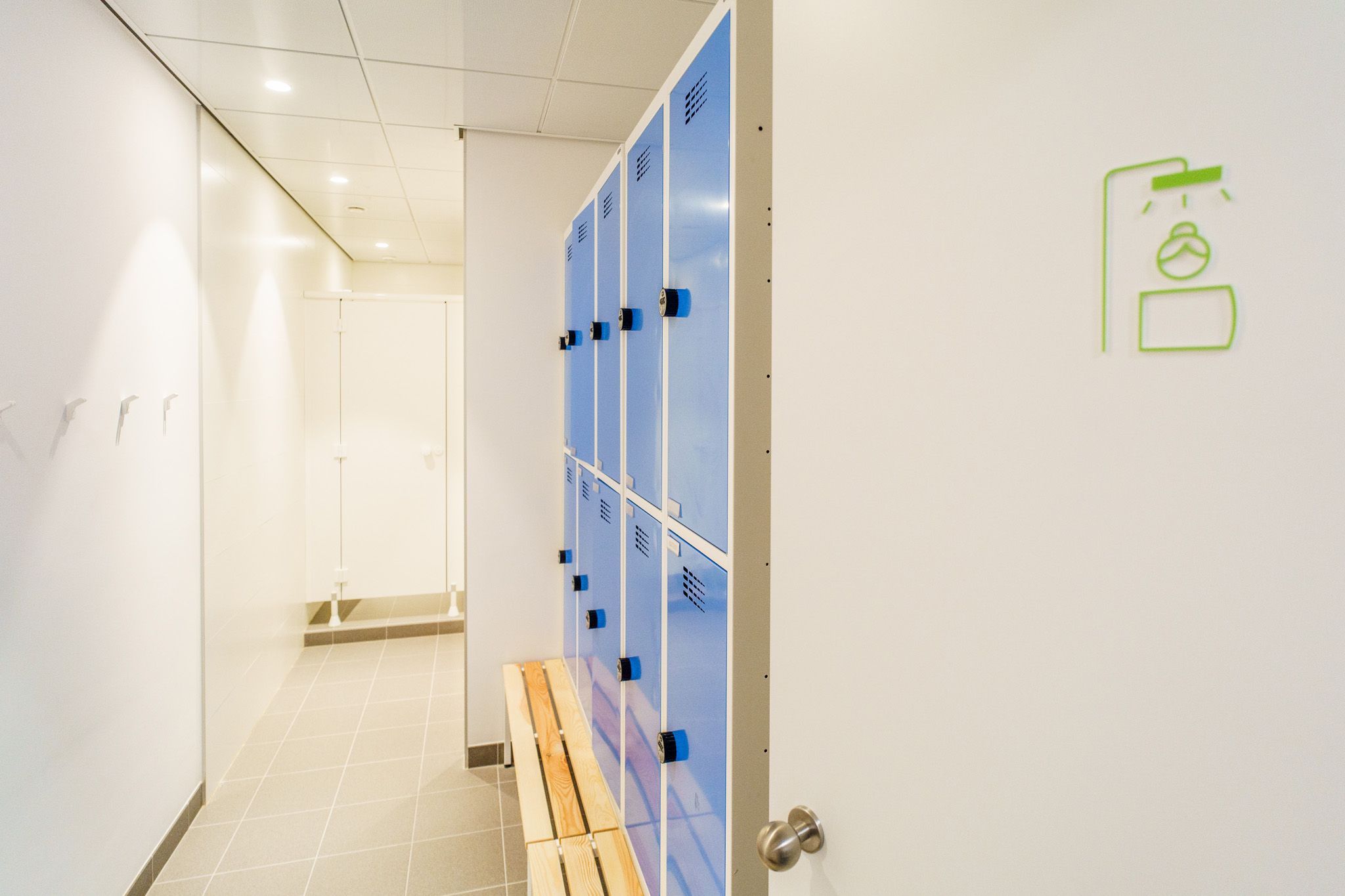 In addition to secure bicycle parking, we also provide showers for colleagues who cycle to work.