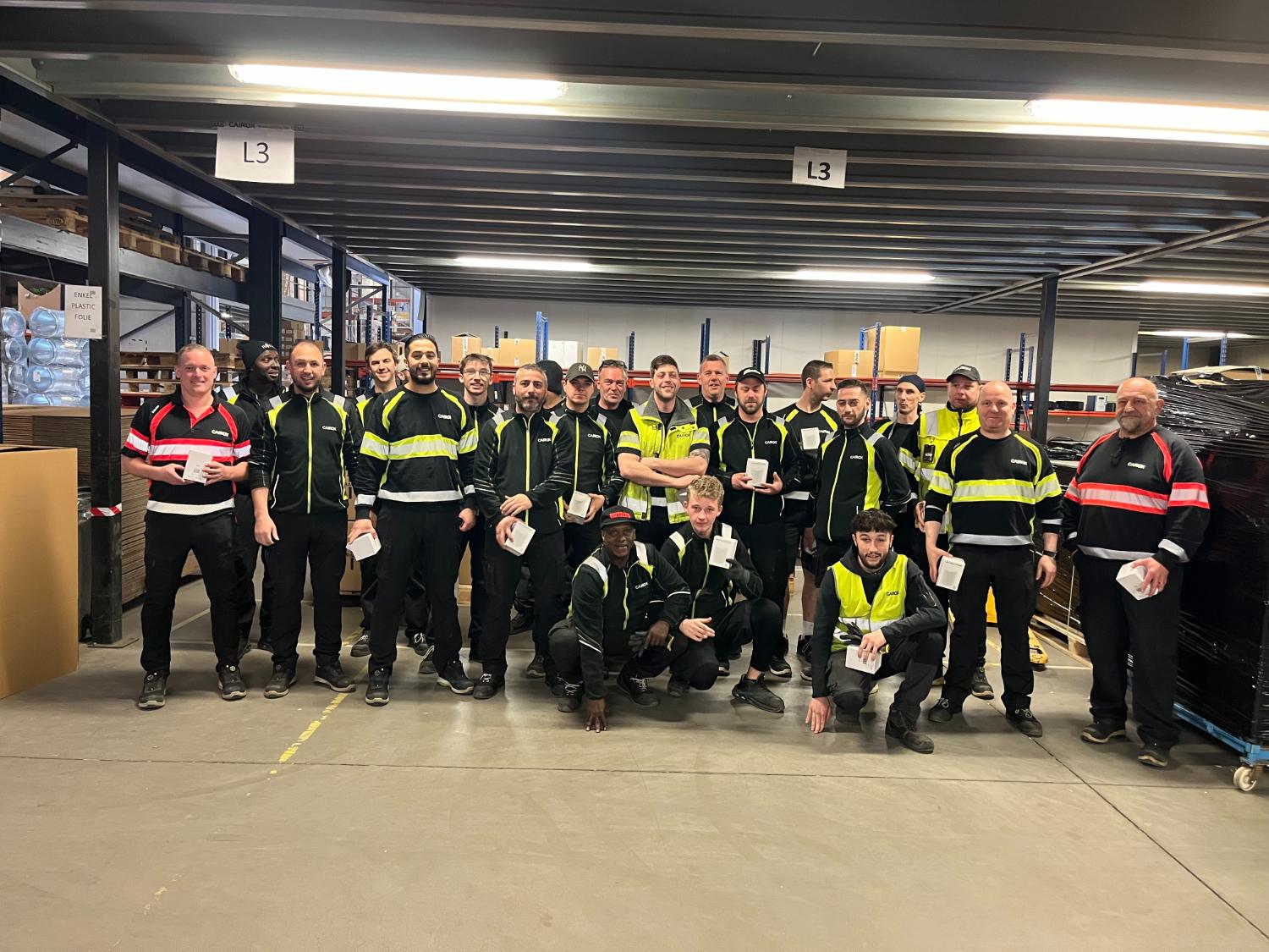 Gift to Warehouse people