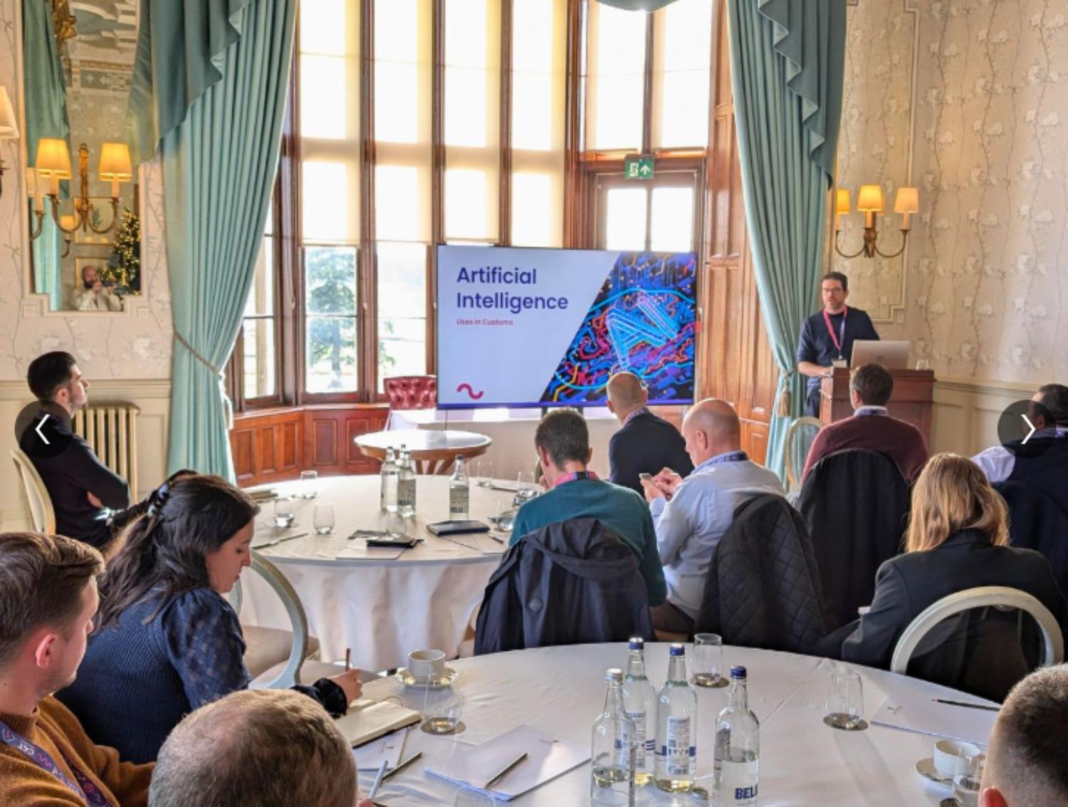 C4T organises customs seminars in BE, NL, UK and IE. This picture is taken at the top of the Gherkin in London