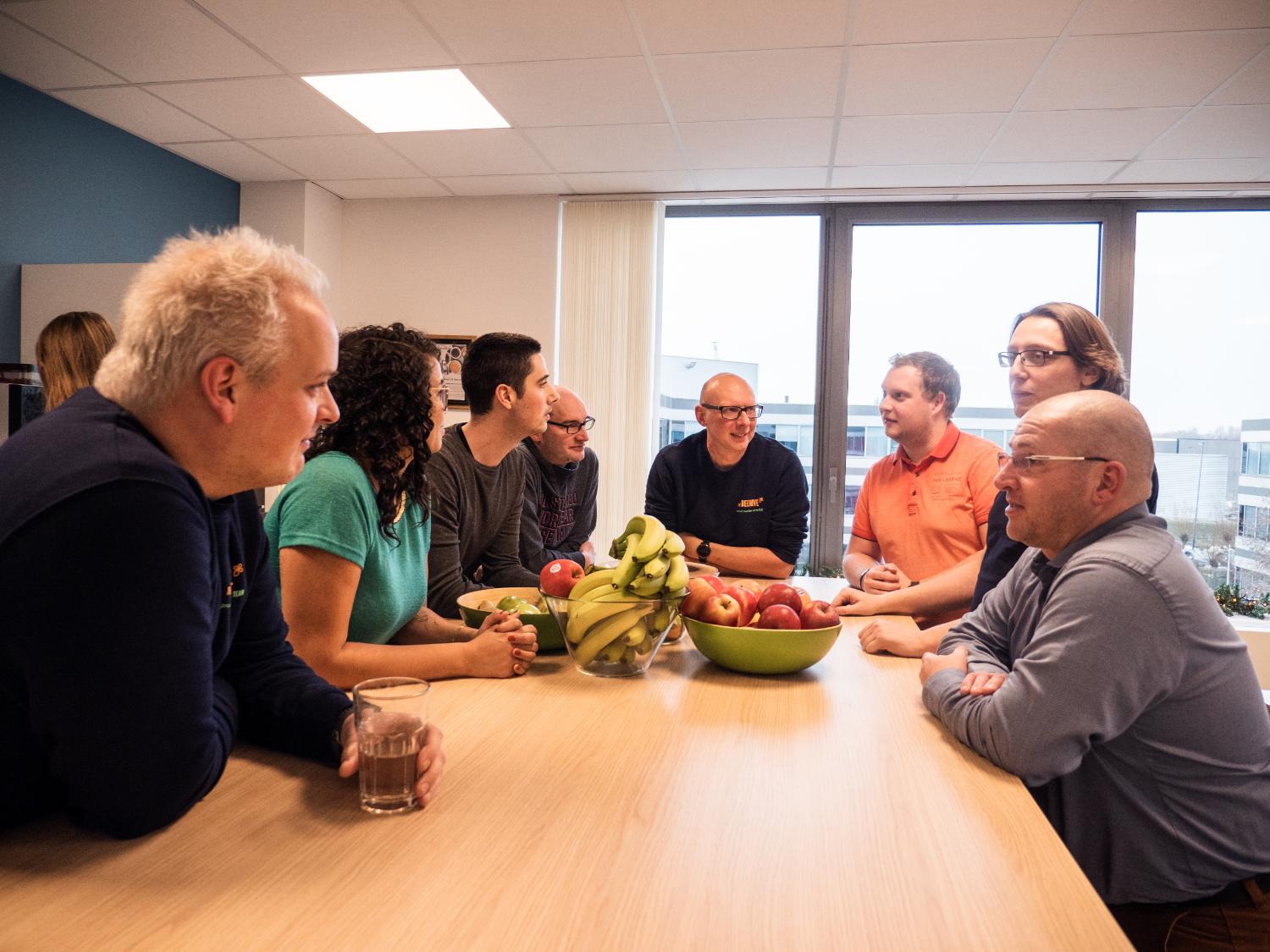Leuke gesprekken in de keuken met het team van The Beehive.