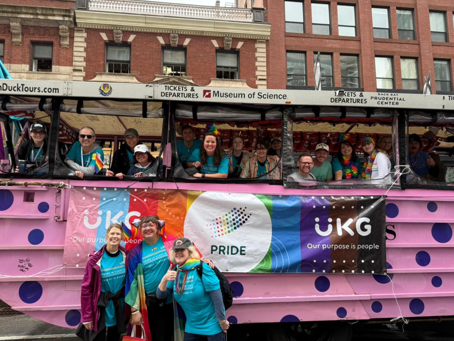 U Krewers joined a Pride parade as part of the company’s commitment to inclusion, diversity, and LGBTQ+ support.